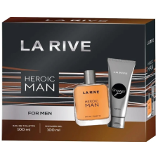 La Rive Heroic Man Ajándékszettek, Toaletná voda 100ml + Sprchový gél 100ml, férfi kozmetikai ajándékcsomag