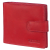 La Scala Piros bőr pénztárca külső kapoccsal La Scala