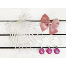  LAALU díszkészlet: Rózsaszín ajándék, max. 100 cm fákhoz (LAU-2206-OZM) karácsonyi dekoráció