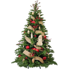 LAALU feldíszített karácsonyfa - Az erdő titkai, 64 dísz, 150 cm műfenyő