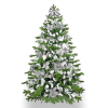 LAALU feldíszített karácsonyfa - Télkirály, 132 dísz, 240 cm