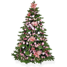LAALU karácsonyfa feldíszítve - Anna hercegnő, 135 dísz, 270 cm műfenyő