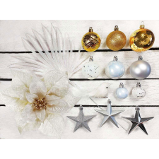  LAALU karácsonyi díszek - Polárarany készlet, 300 - 600 cm fákhoz (LAU-3004) karácsonyi dekoráció