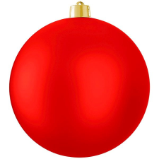LAALU Ozdoba kulatá červená matná 20 cm karácsonyfadísz