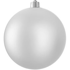 LAALU Ozdoba kulatá stříbrná matná 20 cm karácsonyfadísz