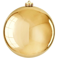 LAALU Ozdoba kulatá zlatá lesklá 15 cm karácsonyfadísz