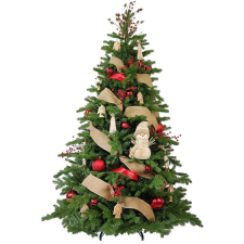 LAALU Vánoční stromek zdobený - TAJEMSTVÍ LESA, 106 ks ozdob, 240 cm műfenyő