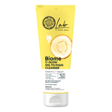 LAB Biome Ragyogásfokozó gél-hab arctisztító C-vitamin + Papain 140 ml Lab Biome arctisztító
