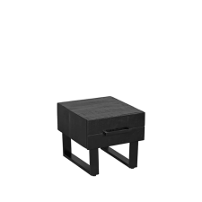LABEL51 Santos fekete dohányzóasztal 44 x 50 x 41 cm bútor