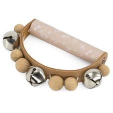 Label Label csörgő csengettyűvel, rózsaszín játékhangszer