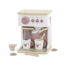 Label Label púder rózsaszín játék kávéfőző konyhakészlet