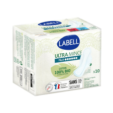 Labell Egészségügyi betét Ultra Night Bio szárnyas (méret: éjszakai) (10 db/cs) intim higiénia