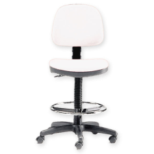  Laborszék görgős lábtartó gyűrűvel + háttámla gyógyászati segédeszköz