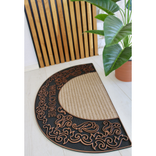  Lábtörlő Welcome Félkör Bronz 29 inda gumis 45x75cm lakástextília