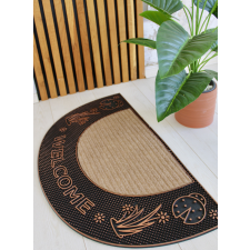  Lábtörlő Welcome Félkör Bronz katicás gumis 45x75cm lakástextília