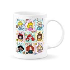  Labubu bögre - Hercegnő kollázs bögrék, csészék