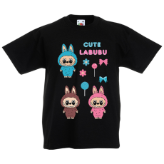  Labubu - Cute labubu mini figurák gyerek póló