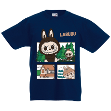  Labubu - Erdei túra képregény gyerek póló