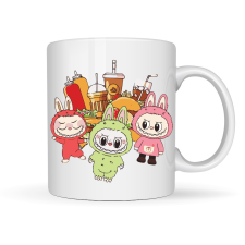  Labubu - Gyorskajás banda bögre bögrék, csészék