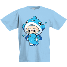  Labubu - Kék cápa jelmezes gyerek póló gyerek póló