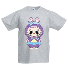  Labubu - Lila nyuszis jelmez gyerek póló