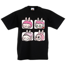  Labubu - Rózsaszín pizsiparti gyerek póló