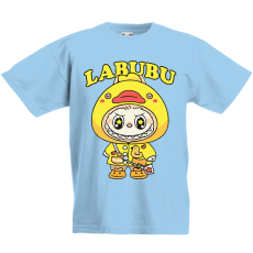  Labubu - Sárga esőkabátos gyerek póló