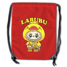  Labubu - Sárga esőkabátos tornazsák tornazsák