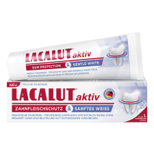 Lacalut Aktiv gum protection & gentle white fogkrém 75ml fogkrém