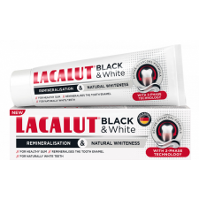 Lacalut fogkrém black &amp; white 75 ml fogkrém