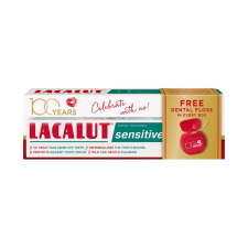 Lacalut Sensitive fogkrém + fogselyem 75ml fogkrém