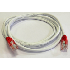 Lacerta Szilikonkábel 8-eres (RJ45-RJ45, fehér kábel, piros dugasz) távcső kiegészítő