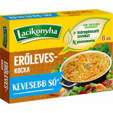 Lacikonyha erőleveskocka sócsökkentett (6x10 g) 60 g alapvető élelmiszer