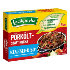  Lacikonyha pörköltszaft kocka sócsökkentett (6x10g) 60g alapvető élelmiszer