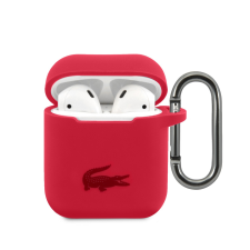 Lacoste Apple Airpods 1/2 Lacoste LCA2SR Liquid Silicon Tartó - Piros audió kellék