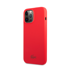  Lacoste Liquid Silicone Glossy Printing Logo Case for iPhone 13 Pro Max piros (LCHCP13XSR) tok és táska