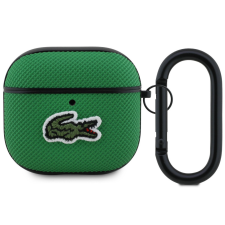 Lacoste Petit Pique Croc Logo Patch AirPods 4 tok, zöld fülhallgató, fejhallgató tok