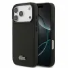 Lacoste PVC Iconic Petit Pique Metal Logo MagSafe tok, Apple iPhone 18 Pro - Black