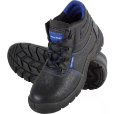 Lahti Pro Fekete-Kék Bőr Csizma, Sb Fo Src, 44 (L3011644)