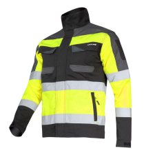 Lahti Pro Figyelmeztető kabát fekete és sárga, &quot;xl&quot;, ce, lahti láthatósági ruházat