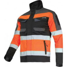 Lahti Pro Figyelmeztető kabát fekete-narancs, 