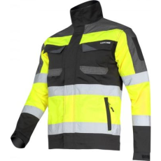 Lahti Pro Figyelmeztető kabát fekete-sárga, 