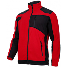 Lahti Pro Fleece Pulóver Erősítésekkel Piros/Fekete, S, Lahti (L4011501) munkaruha