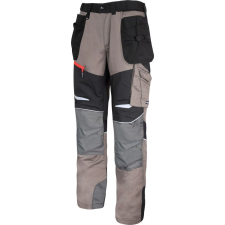 Lahti Pro Khaki-fekete nadrág sztreccsbetétekkel, "xl", ce,lahti (L4050904) munkaruha