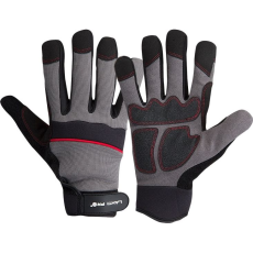 Lahti Pro Műhelykesztyű Fekete-Szürke L280908p, Kártya (V31AC-L280908K)