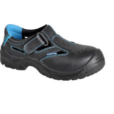 Lahti Pro Női fekete-kék bőr szandál, s1 src, 