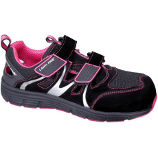 Lahti Pro Női szandál szarvasbőr/fekete/rózsaszín, s1 src, 