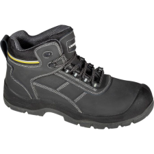 Lahti Pro Nubuk Csizma Fekete És Sárga, S3 Src, 45 (L3011345) munkavédelmi cipő