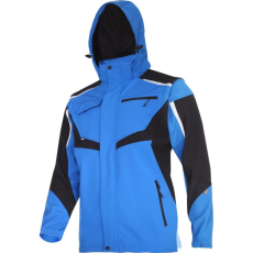 Lahti Pro Softshell kabát kapucnival és levehető. ujjú.,kék-narancs, 