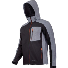 Lahti Pro Softshell kabát kapucnival, fekete-szürke, "s", ce, lahti (L4091601) munkaruha